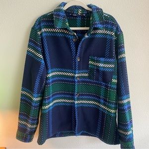 Zara Textured Plaid Overshirt
